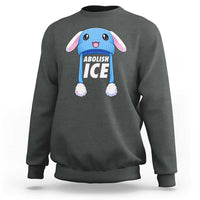 Abolish Ice Sweatshirt Blue Bunny Hat Pro Immigrant Resist Minnesota