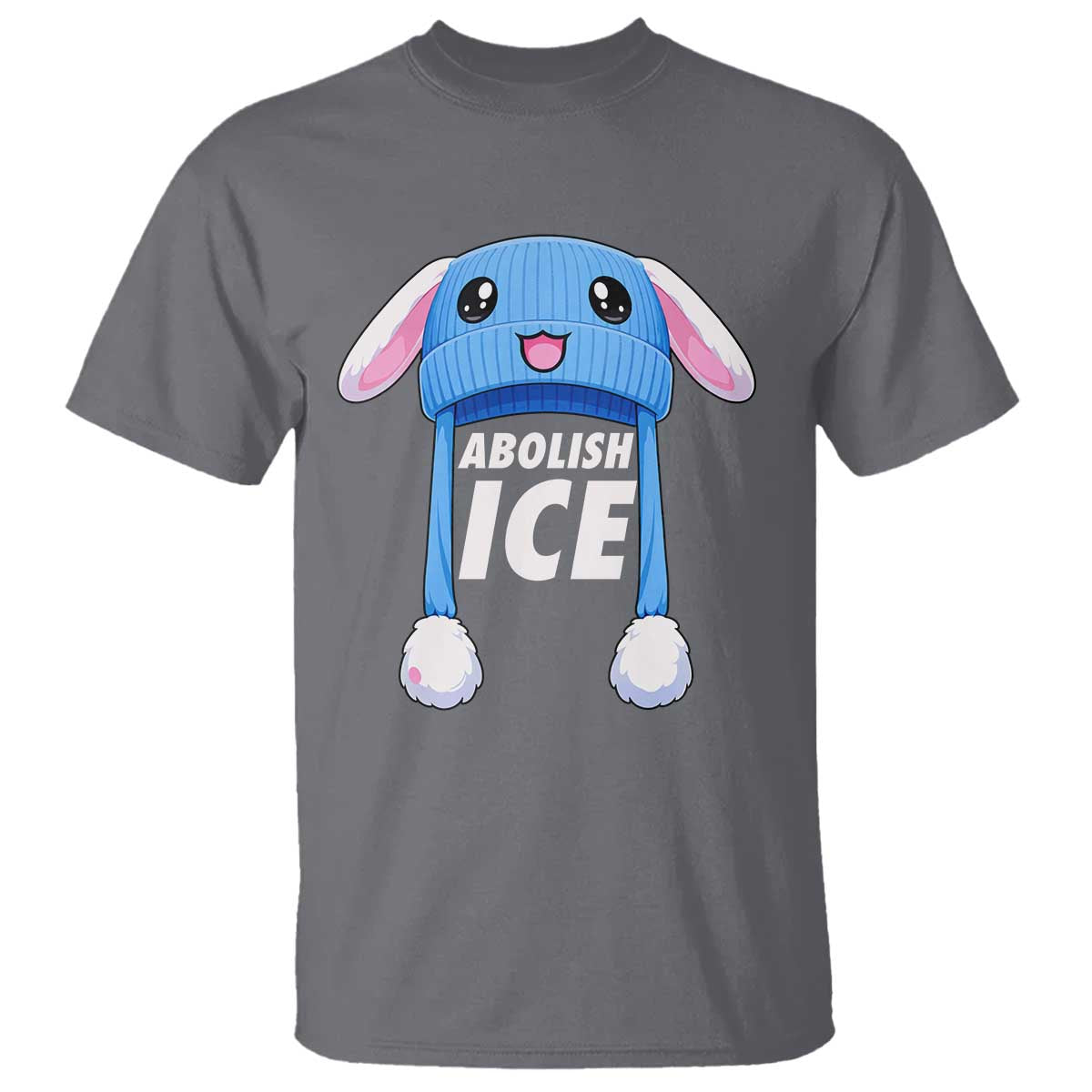 Abolish Ice T Shirt Blue Bunny Hat Pro Immigrant Resist Minnesota