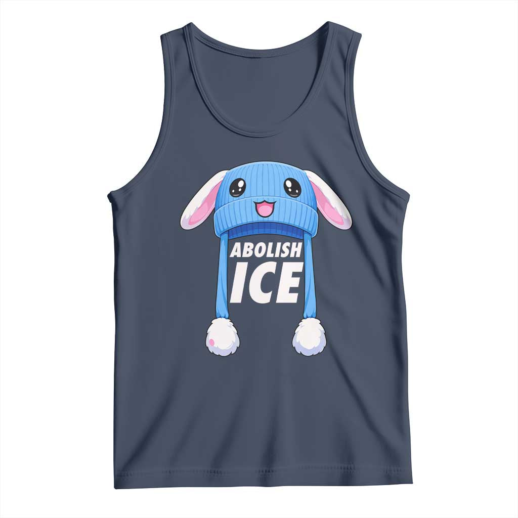 Abolish Ice Tank Top Blue Bunny Hat Pro Immigrant Resist Minnesota