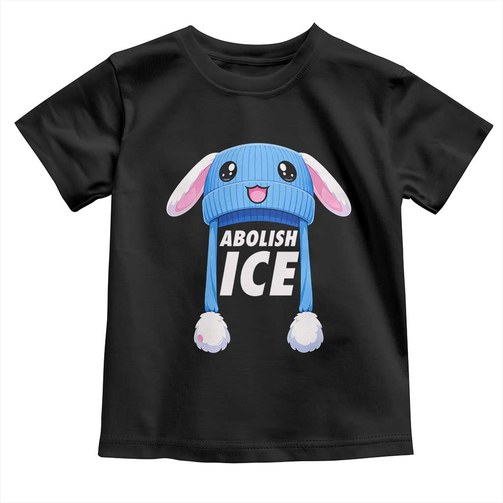 Abolish Ice Toddler T Shirt Blue Bunny Hat Pro Immigrant Resist Minnesota