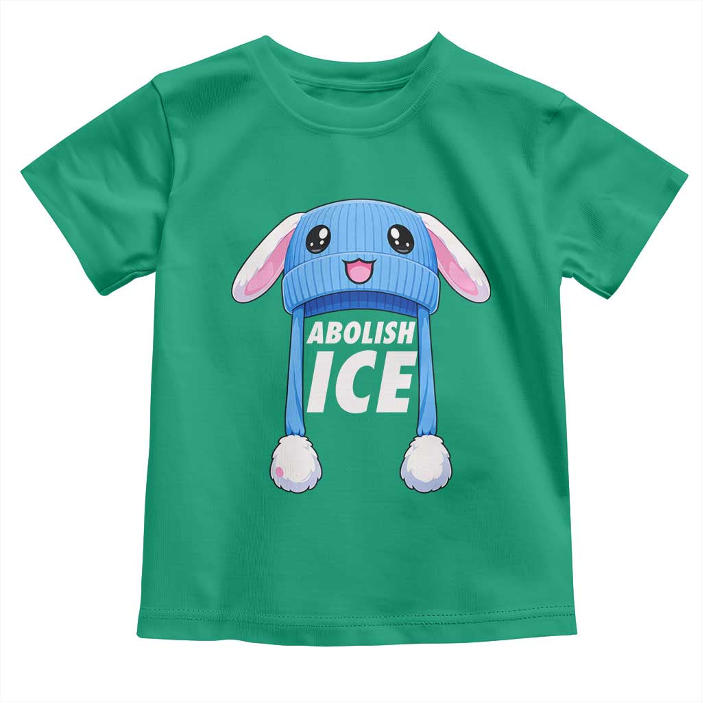 Abolish Ice Toddler T Shirt Blue Bunny Hat Pro Immigrant Resist Minnesota
