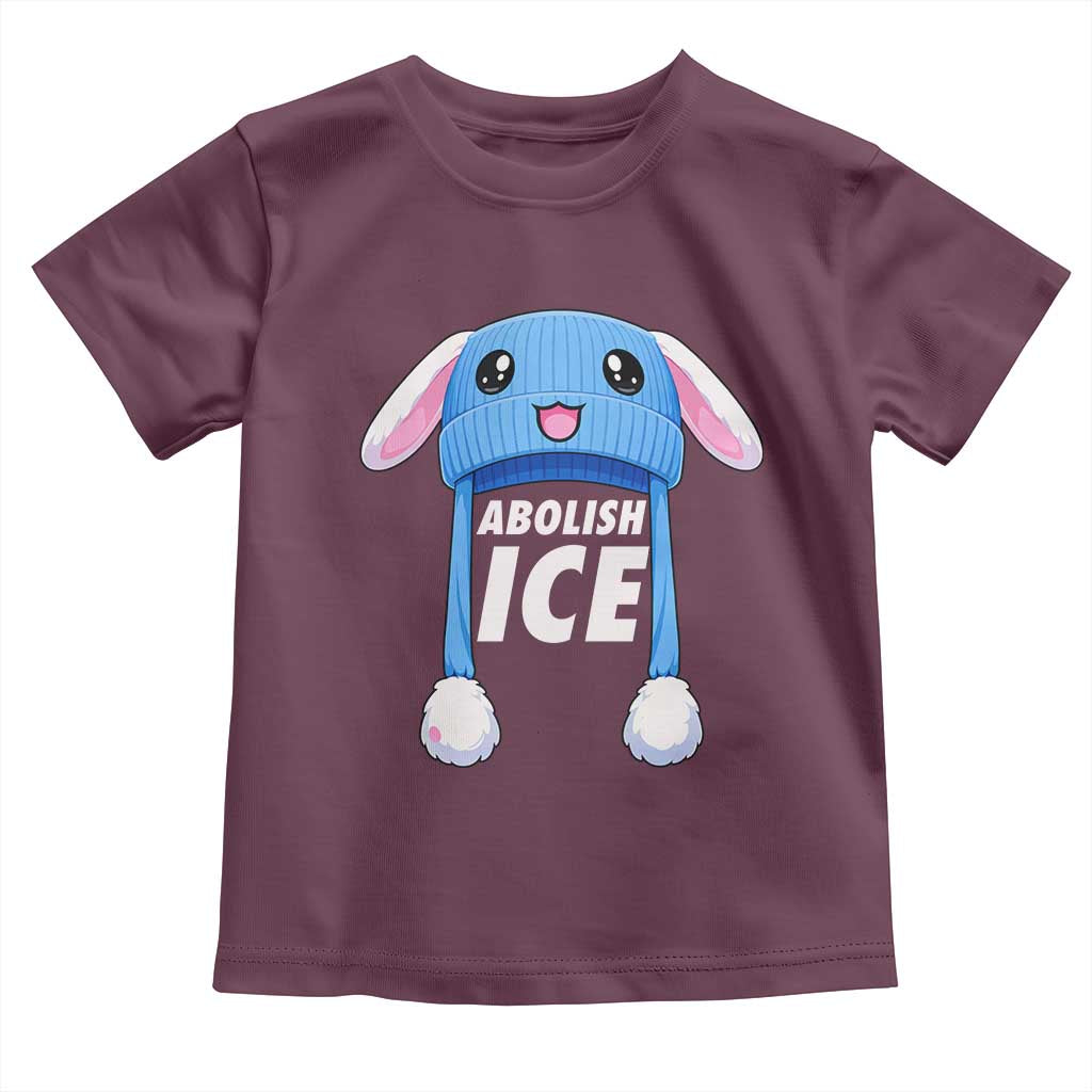 Abolish Ice Toddler T Shirt Blue Bunny Hat Pro Immigrant Resist Minnesota