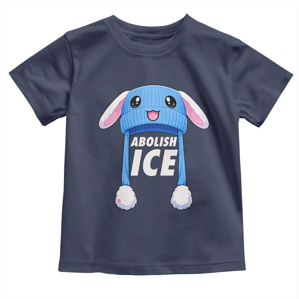 Abolish Ice Toddler T Shirt Blue Bunny Hat Pro Immigrant Resist Minnesota