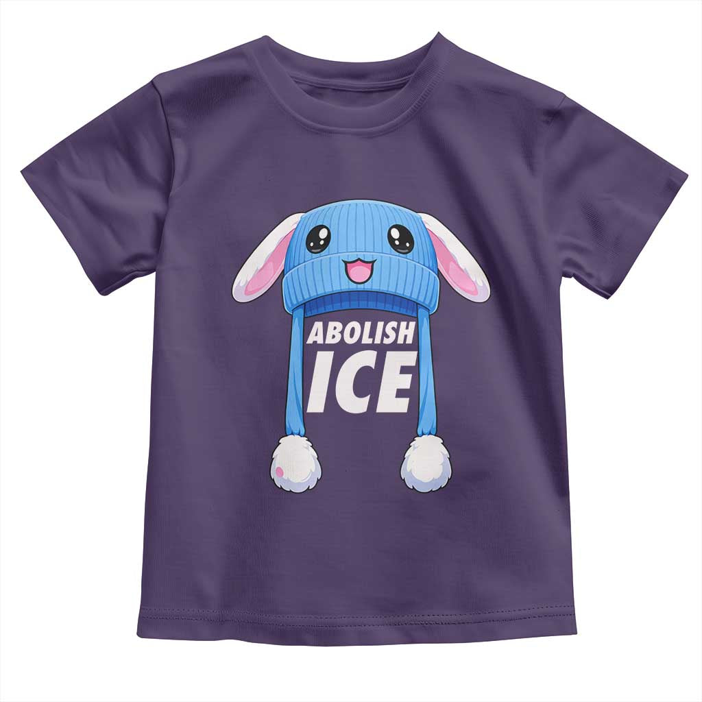 Abolish Ice Toddler T Shirt Blue Bunny Hat Pro Immigrant Resist Minnesota