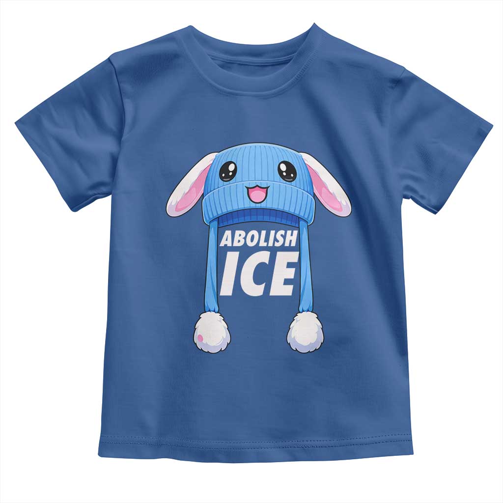 Abolish Ice Toddler T Shirt Blue Bunny Hat Pro Immigrant Resist Minnesota