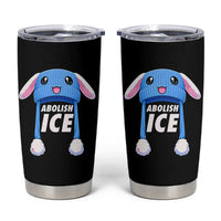 Abolish Ice Tumbler Cup Blue Bunny Hat Pro Immigrant Resist Minnesota