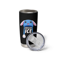 Abolish Ice Tumbler Cup Blue Bunny Hat Pro Immigrant Resist Minnesota