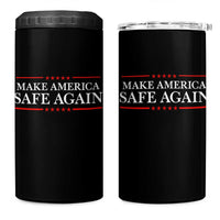 Make America Safe Again 4 in 1 Can Cooler Tumbler Funny US Patriotic 4th of July