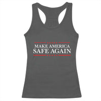 Make America Safe Again Racerback Tank Top Funny US Patriotic 4th of July