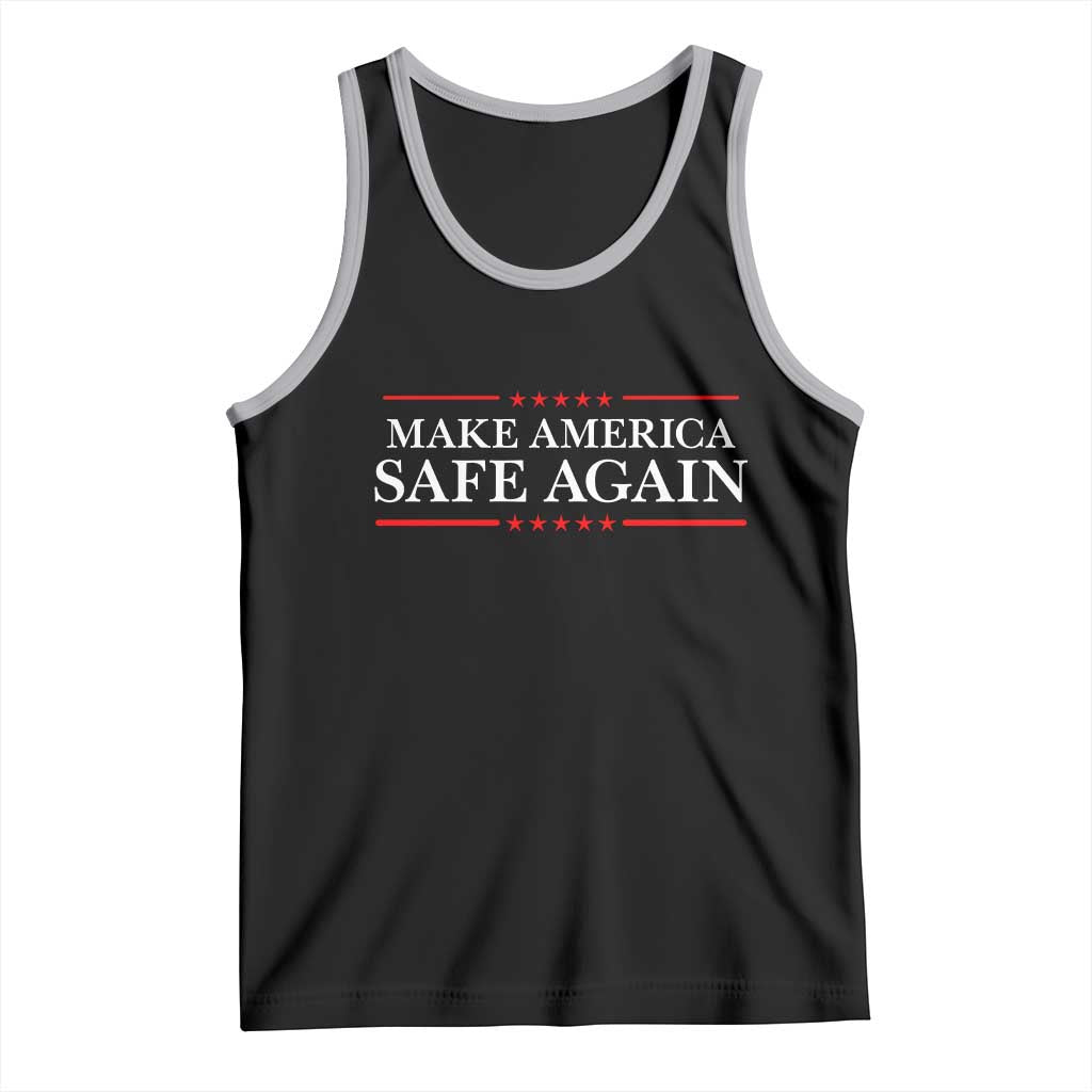 Make America Safe Again Tank Top Funny US Patriotic 4th of July