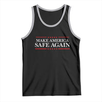 Make America Safe Again Tank Top Funny US Patriotic 4th of July