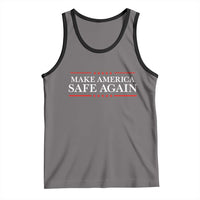 Make America Safe Again Tank Top Funny US Patriotic 4th of July