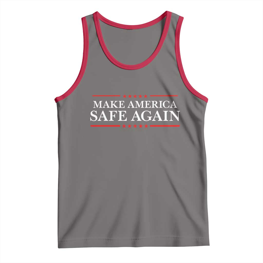 Make America Safe Again Tank Top Funny US Patriotic 4th of July