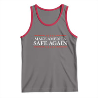 Make America Safe Again Tank Top Funny US Patriotic 4th of July