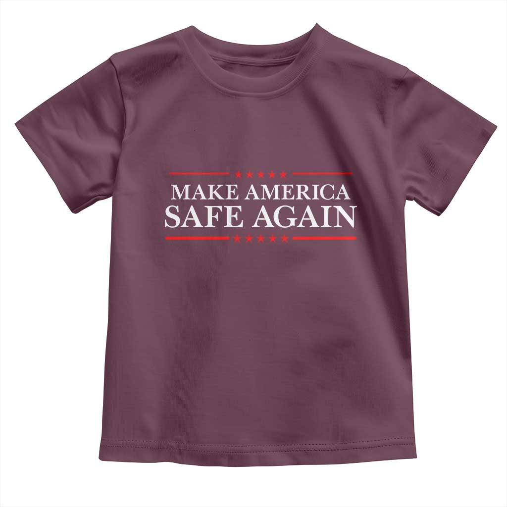Make America Safe Again Toddler T Shirt Funny US Patriotic 4th of July