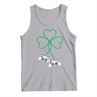 Video Game Lover St Patricks Day with Shamrock Controllers Tank Top