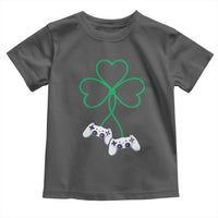 Video Game Lover St Patricks Day with Shamrock Controllers Toddler T Shirt