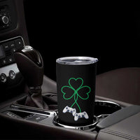 Video Game Lover St Patricks Day with Shamrock Controllers Tumbler Cup