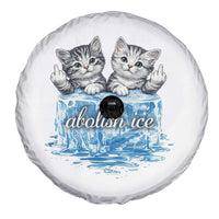 Abolish Ice Spare Tire Cover Cute Cat Melting Ice Pro Immigrant