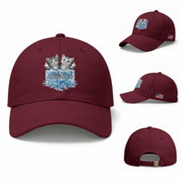 Abolish Ice Baseball Cap Cute Cat Melting Ice Pro Immigrant