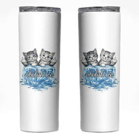 Abolish Ice Skinny Tumbler Cute Cat Melting Ice Pro Immigrant