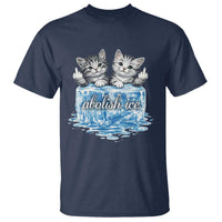 Abolish Ice T Shirt Cute Cat Melting Ice Pro Immigrant