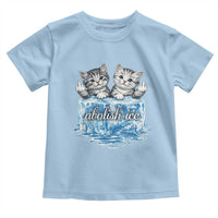 Abolish Ice Toddler T Shirt Cute Cat Melting Ice Pro Immigrant