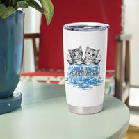 Abolish Ice Tumbler Cup Cute Cat Melting Ice Pro Immigrant