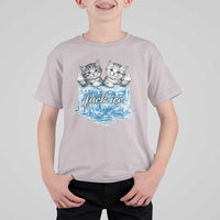 Fck Ice T Shirt For Kid Cute Cat Melting Ice Pro Immigrant
