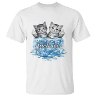 Fck Ice T Shirt Cute Cat Melting Ice Pro Immigrant