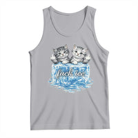 Fck Ice Tank Top Cute Cat Melting Ice Pro Immigrant