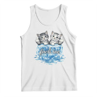 Fck Ice Tank Top Cute Cat Melting Ice Pro Immigrant