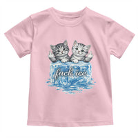 Fck Ice Toddler T Shirt Cute Cat Melting Ice Pro Immigrant