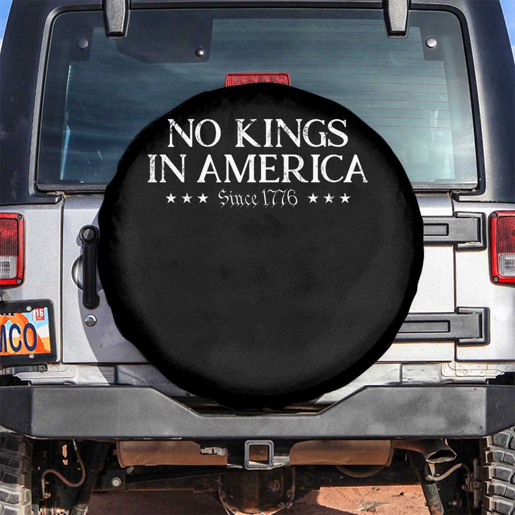 No Kings In America Since 1776 Spare Tire Cover Vintage Star