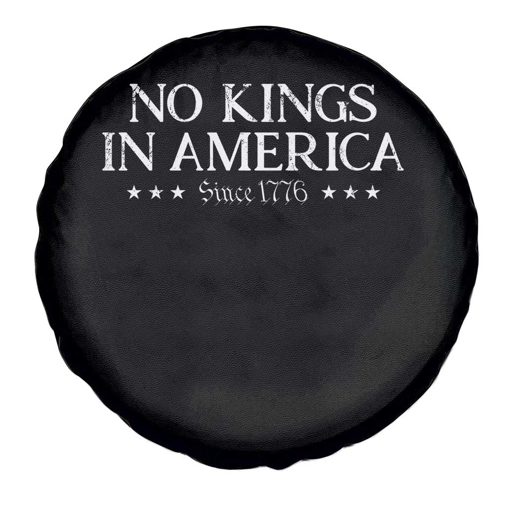 No Kings In America Since 1776 Spare Tire Cover Vintage Star
