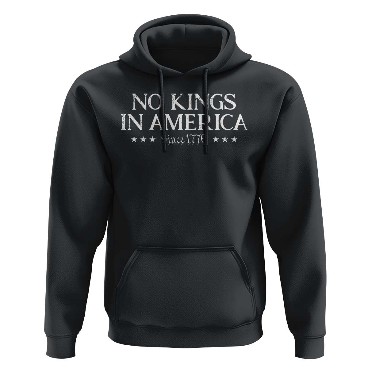 No Kings In America Since 1776 Hoodie Vintage Star
