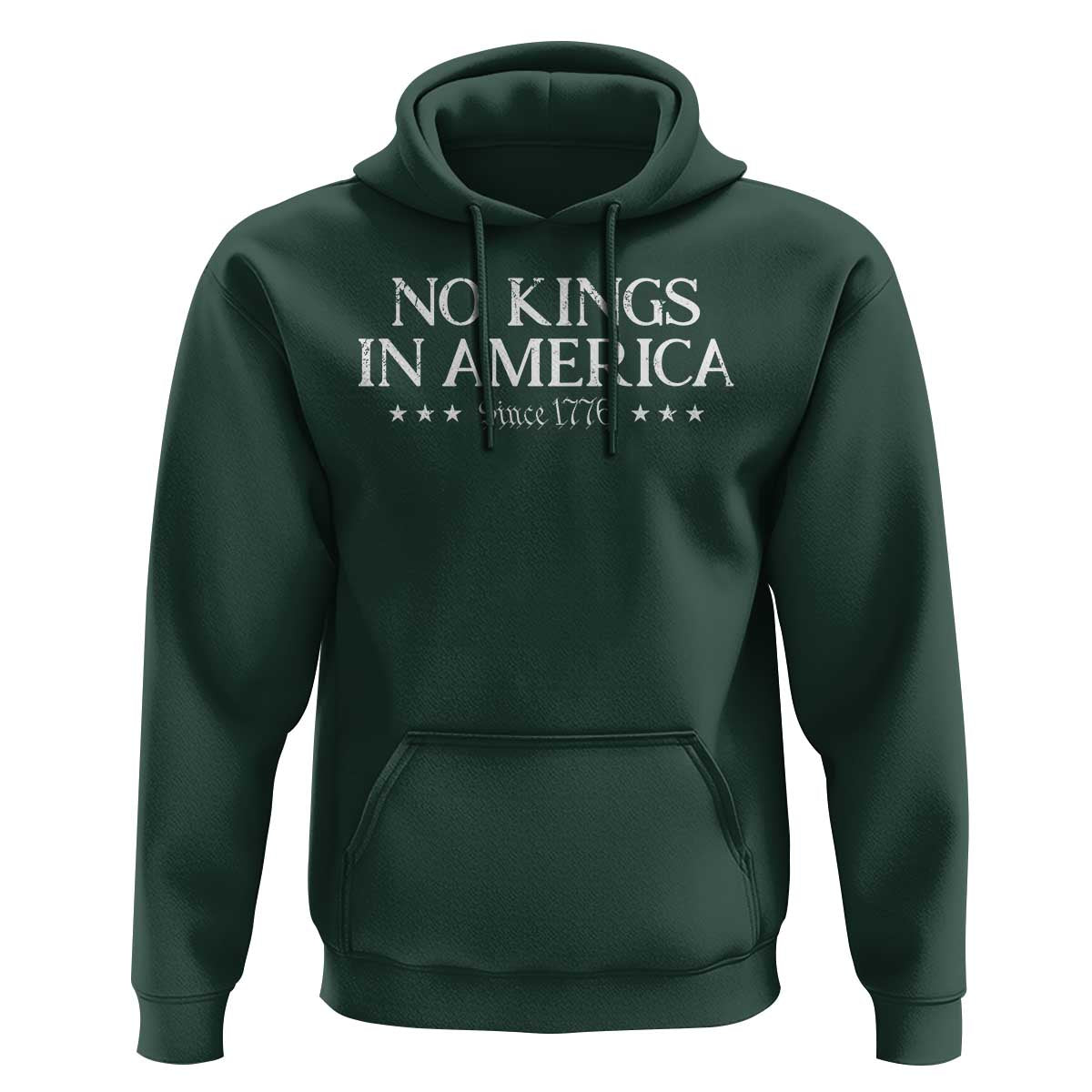 No Kings In America Since 1776 Hoodie Vintage Star