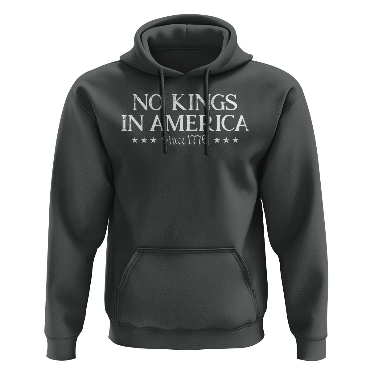 No Kings In America Since 1776 Hoodie Vintage Star