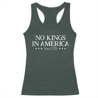 No Kings In America Since 1776 Racerback Tank Top Vintage Star