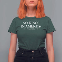 No Kings In America Since 1776 T Shirt For Women Vintage Star
