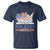 Funny National Reading Month Books Readers T Shirt Reading Across America Teacher American Flag