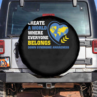 Down Syndrome Awareness Spare Tire Cover Create A World Where Everyone Belongs Heart