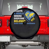 Down Syndrome Awareness Spare Tire Cover Create A World Where Everyone Belongs Heart