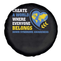 Down Syndrome Awareness Spare Tire Cover Create A World Where Everyone Belongs Heart