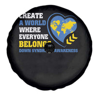 Down Syndrome Awareness Spare Tire Cover Create A World Where Everyone Belongs Heart