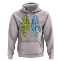 Down Syndrome Awareness Coquette Bow Ribbon Hoodie