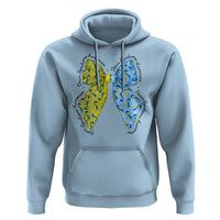 Down Syndrome Awareness Coquette Bow Ribbon Hoodie