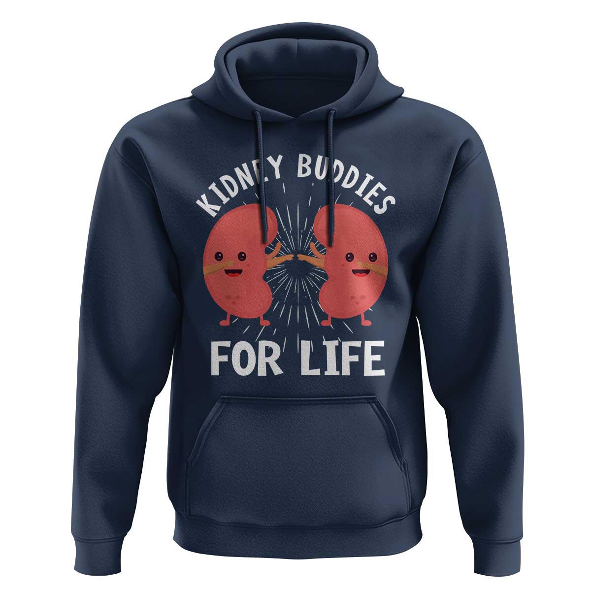 Funny Kidney Buddies For Life Hoodie Organ Transplant Donor Recipient Matching