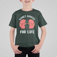 Funny Kidney Buddies For Life T Shirt For Kid Organ Transplant Donor Recipient Matching