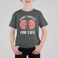 Funny Kidney Buddies For Life T Shirt For Kid Organ Transplant Donor Recipient Matching